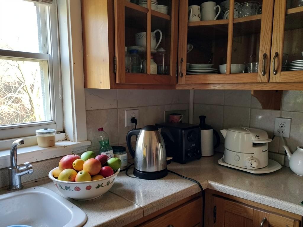 The kitchen counter